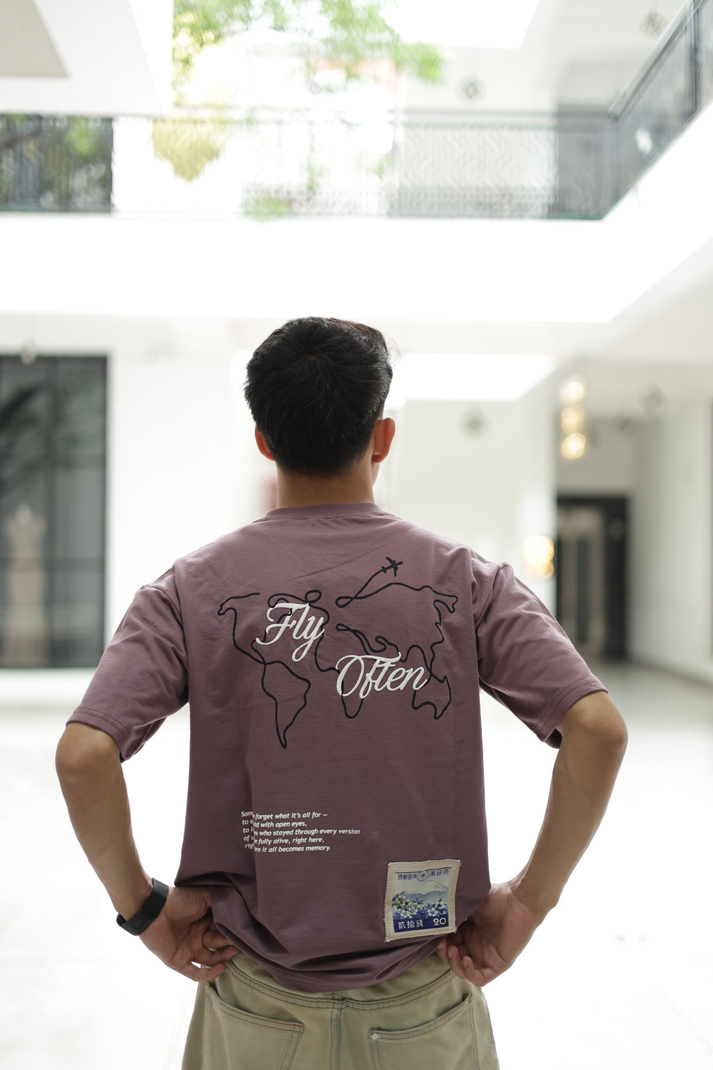 MAUVE FLY OFTEN T-SHIRT