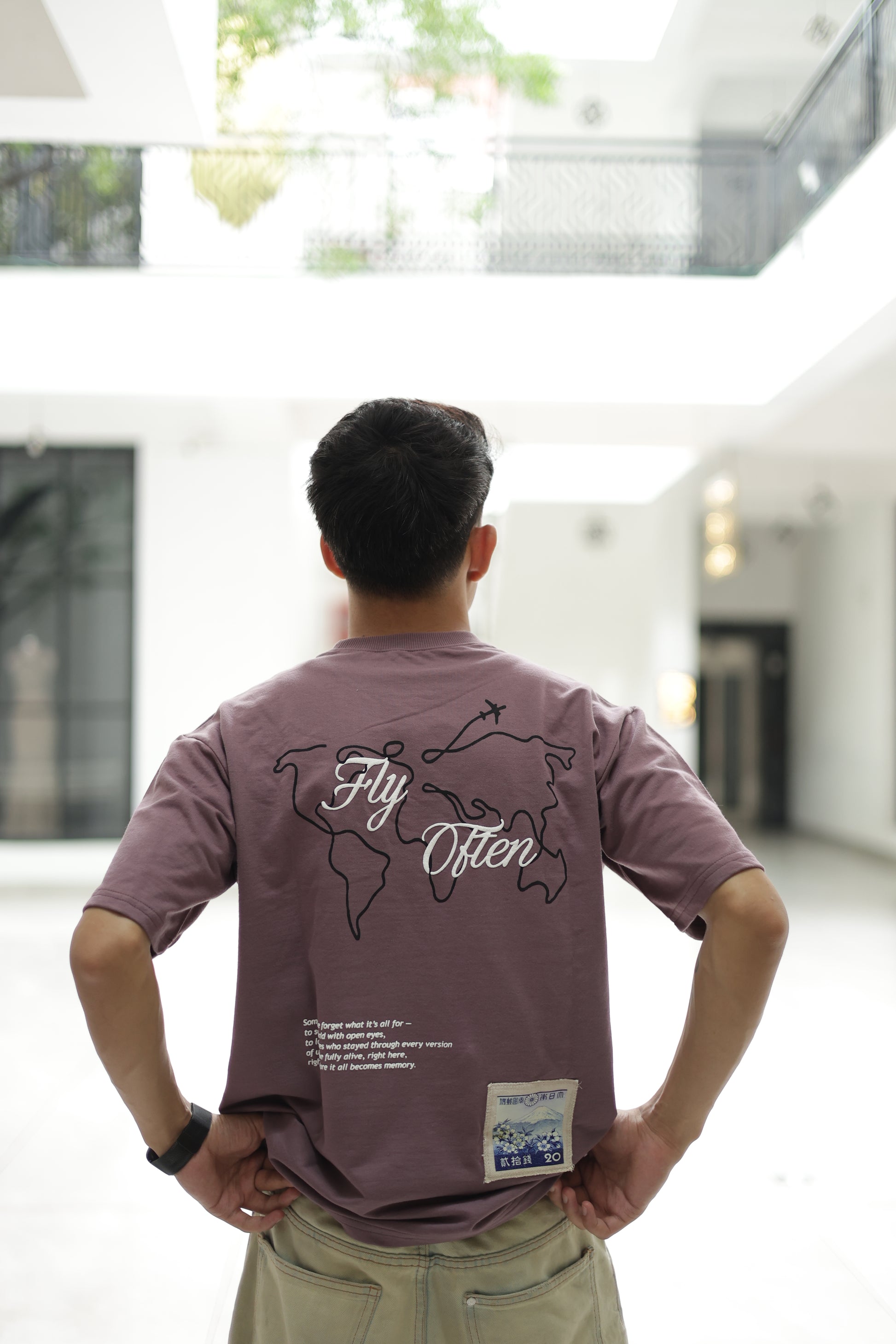 MAUVE FLY OFTEN T-SHIRT