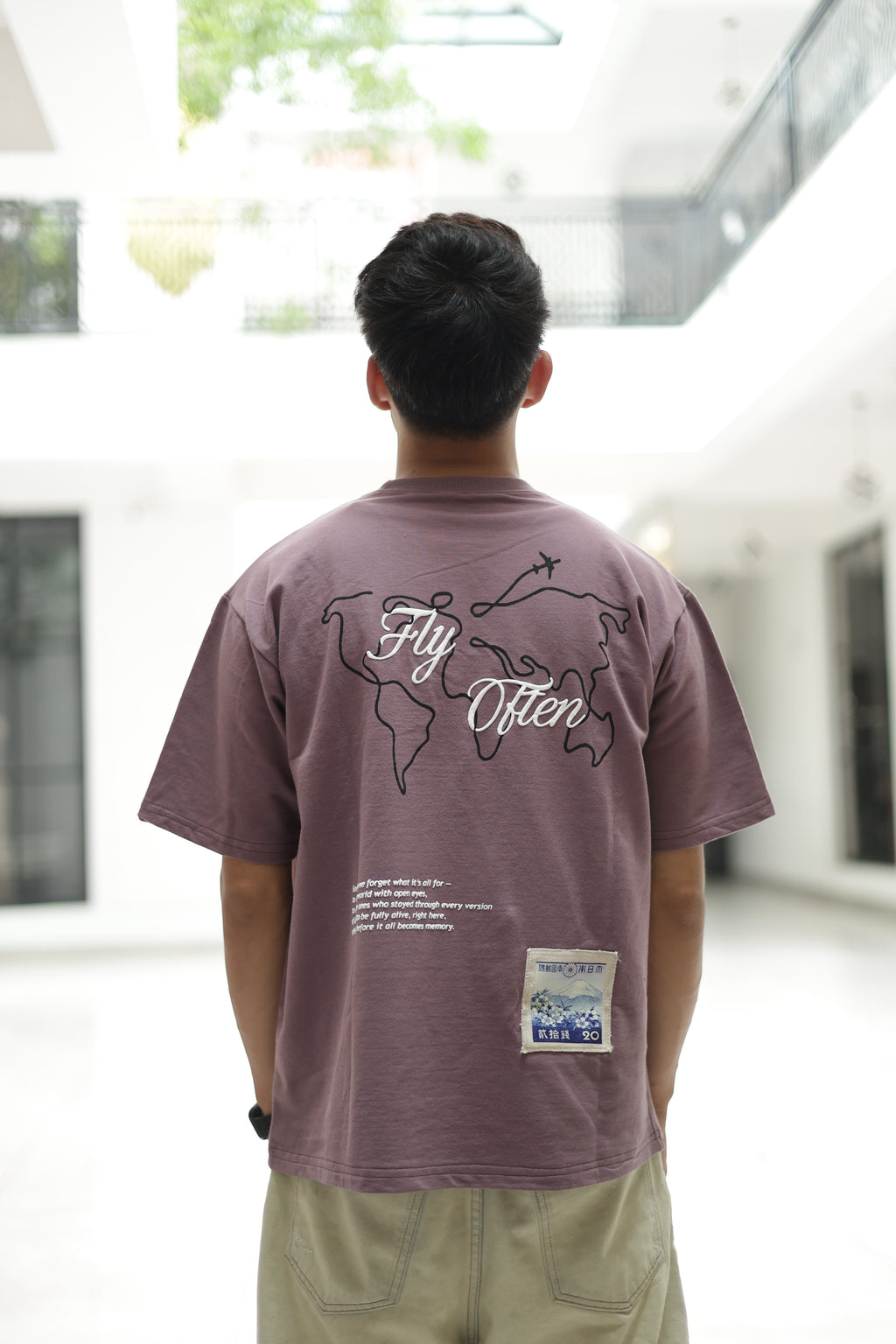 MAUVE FLY OFTEN T-SHIRT