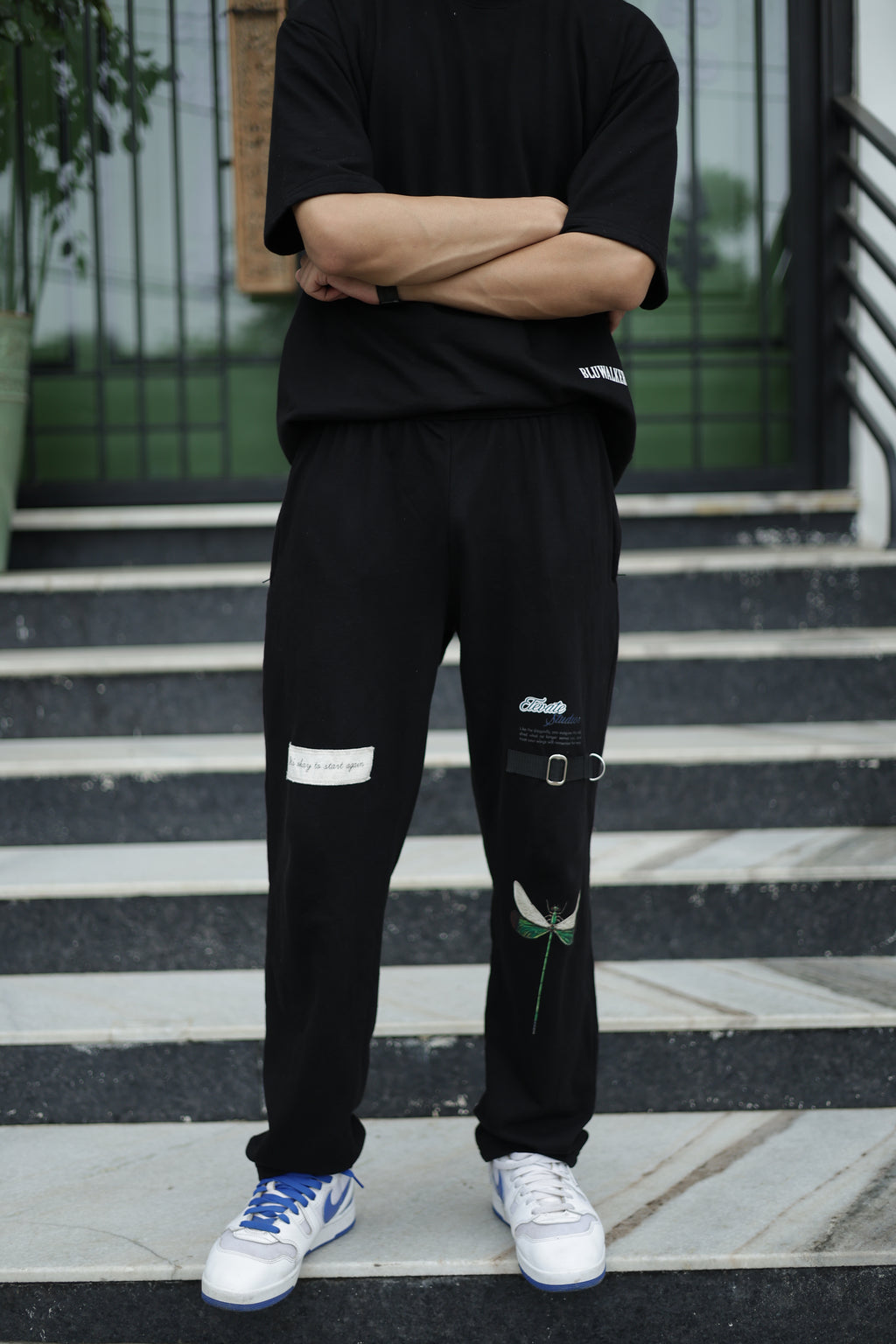 “Its okay to start again” Black Trouser