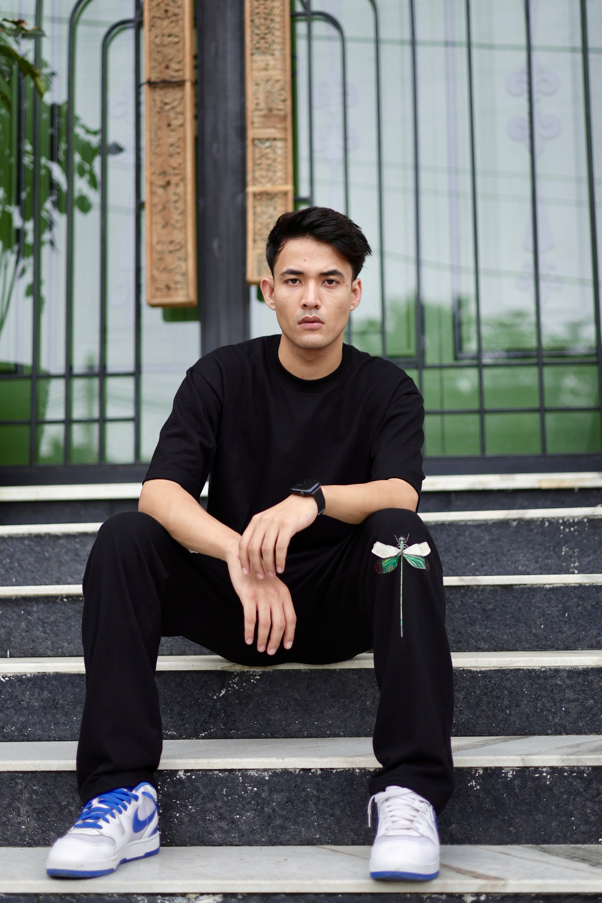 “Its okay to start again” Black Trouser