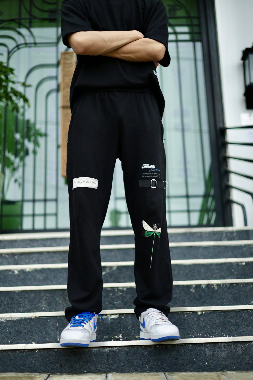 “Its okay to start again” Black Trouser