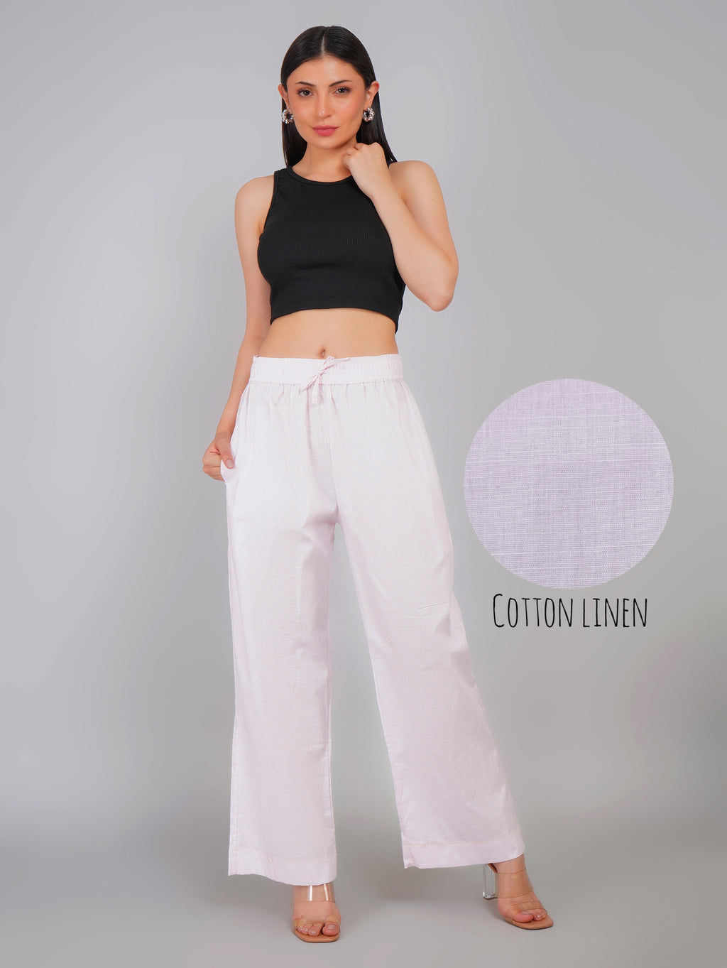 PASTEL PINK LINEN AURA