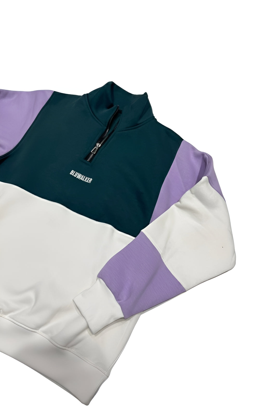 Tri-Colour Quarter Zip Sweatshirt (390 GSM Cotton Fleece)