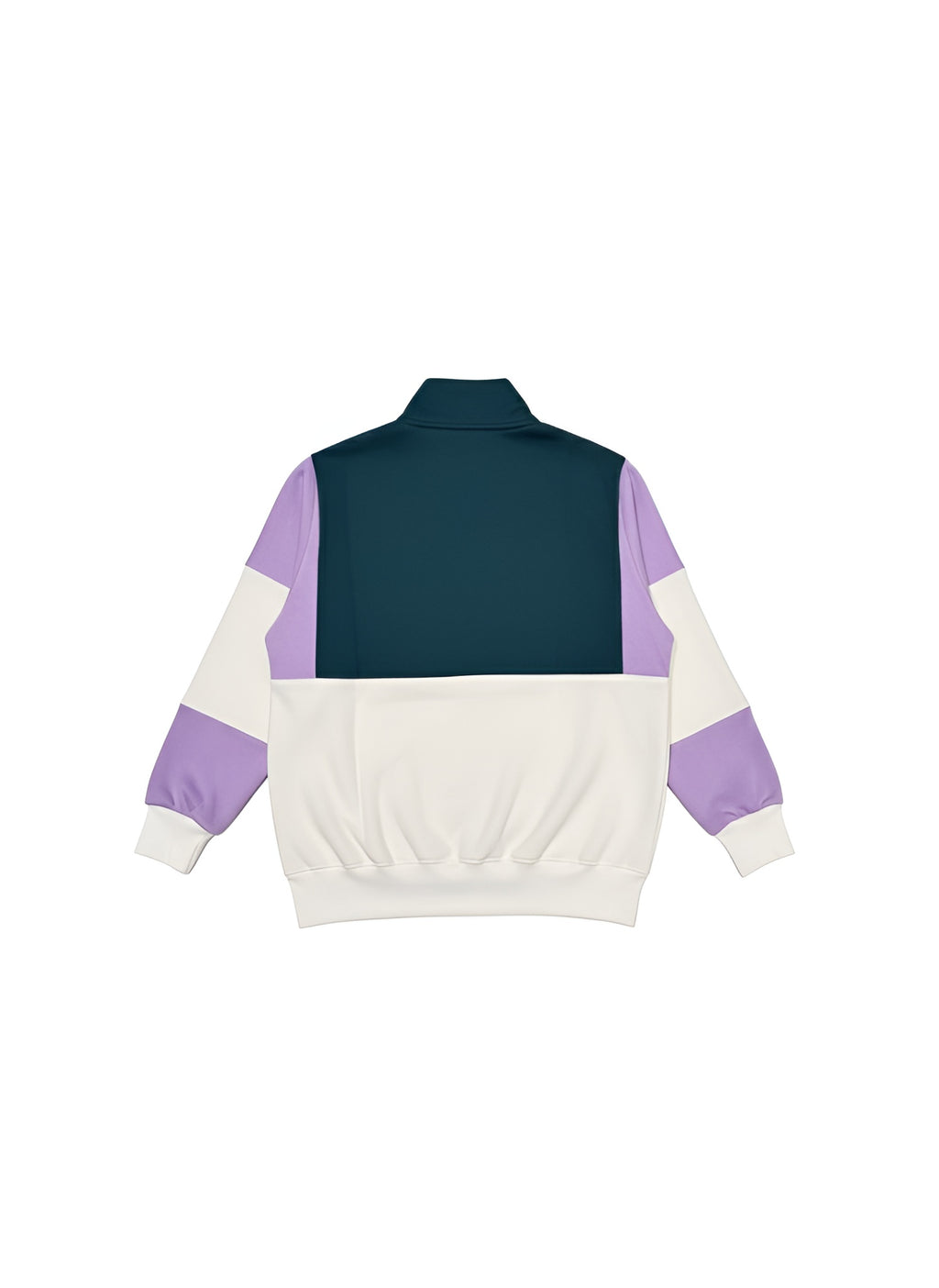 Tri-Colour Quarter Zip Sweatshirt (390 GSM Cotton Fleece)