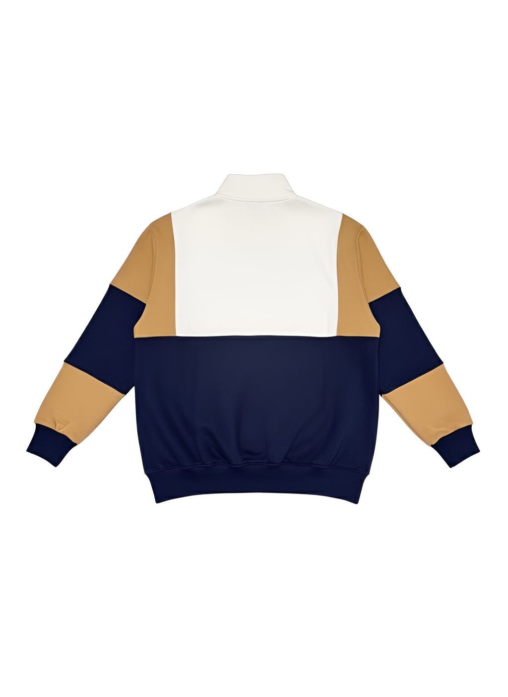 Tri-Colour Quarter Zip Sweatshirt – 390 GSM Cotton Fleece