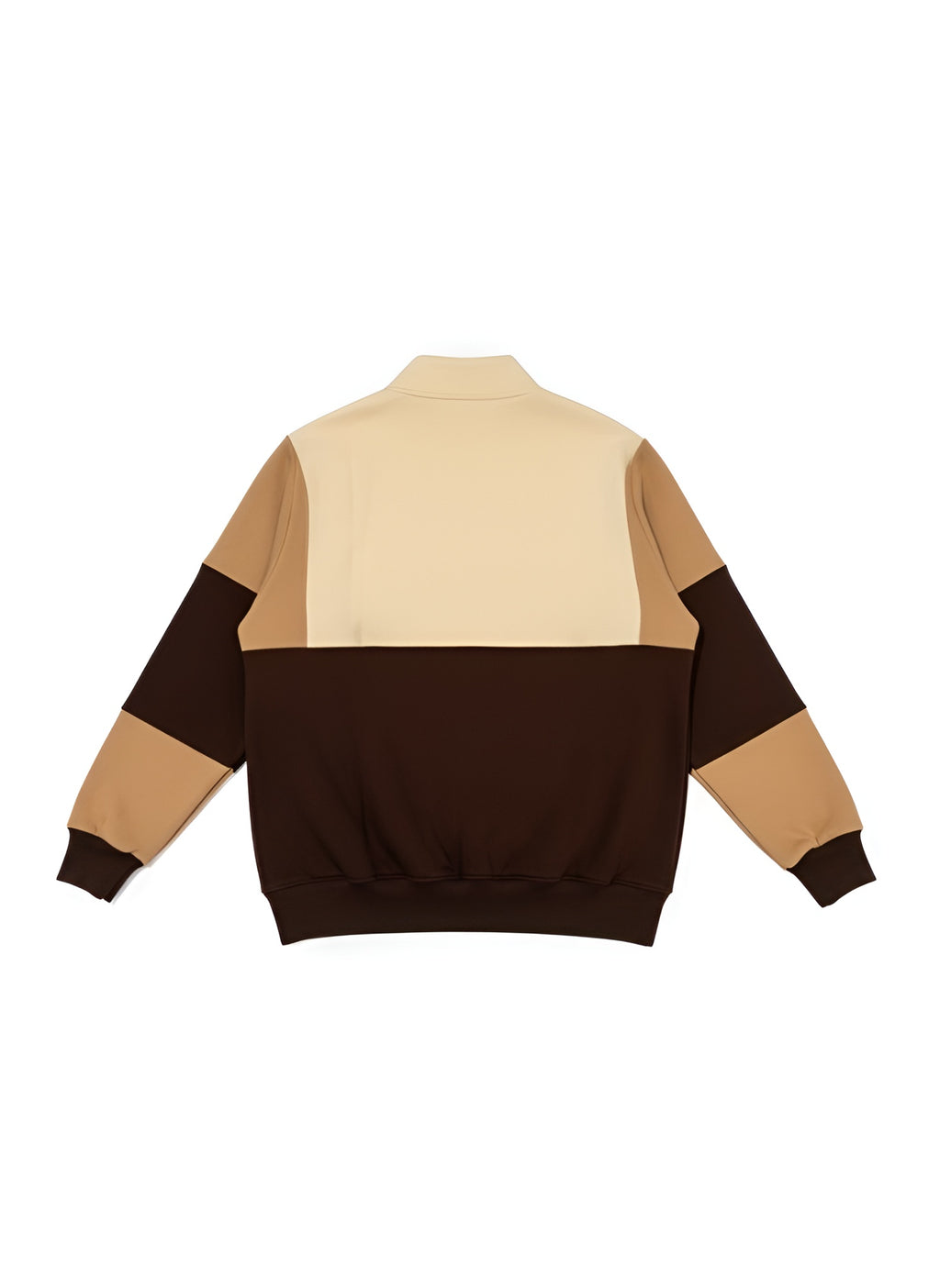 Tri-Colour Quarter Zip Sweatshirt – 390 GSM Cotton Fleece