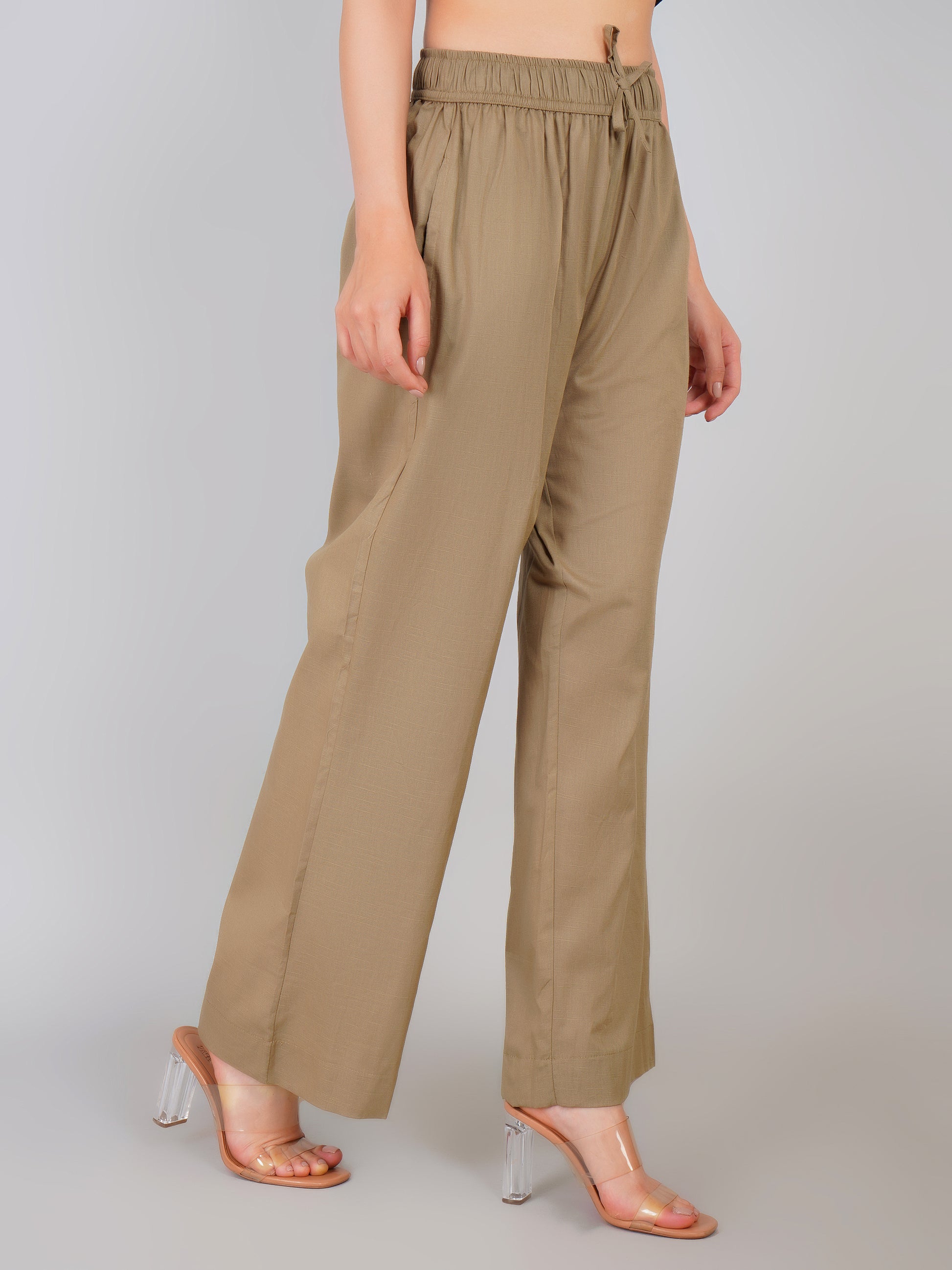 OLIVE GREEN LINEN CREST