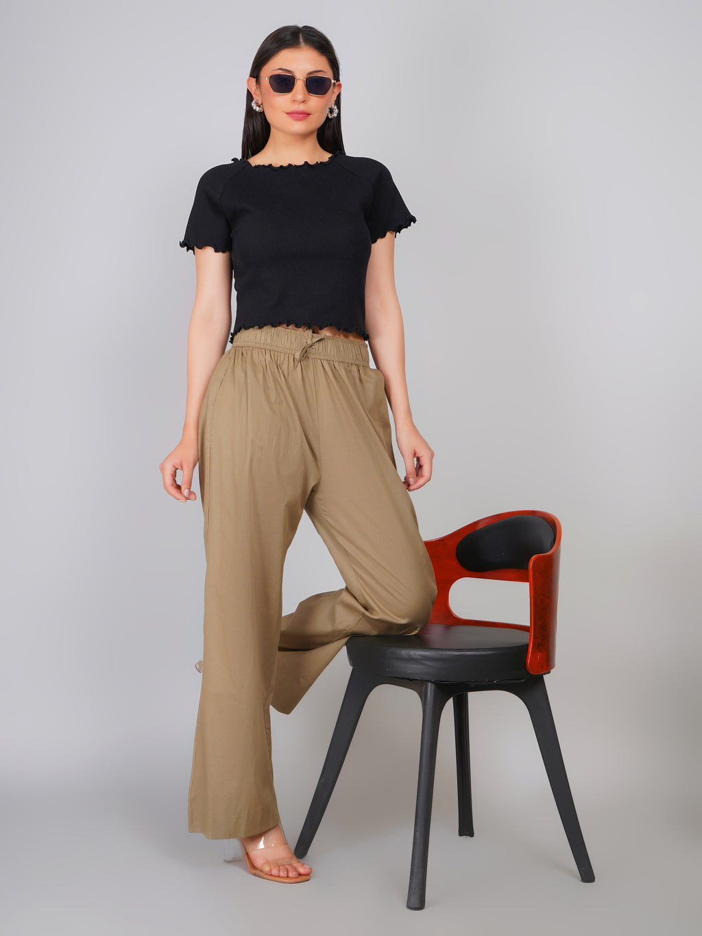 OLIVE GREEN LINEN CREST