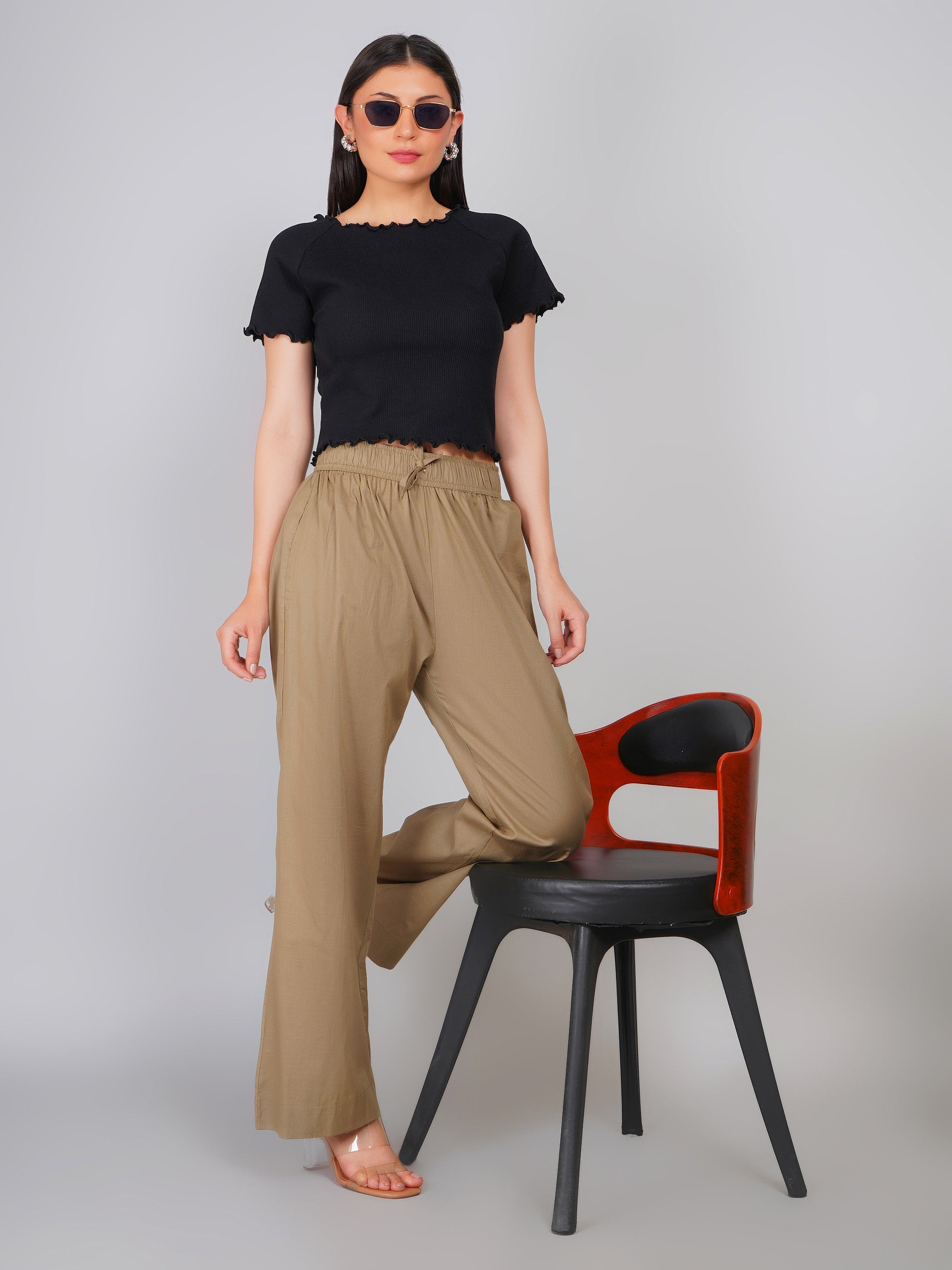 OLIVE GREEN LINEN CREST