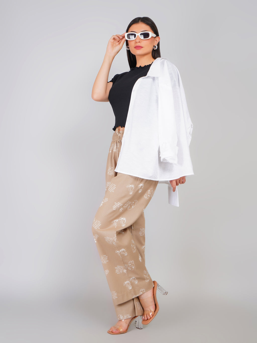 BEIGE ARTISTRY LINEN PANT