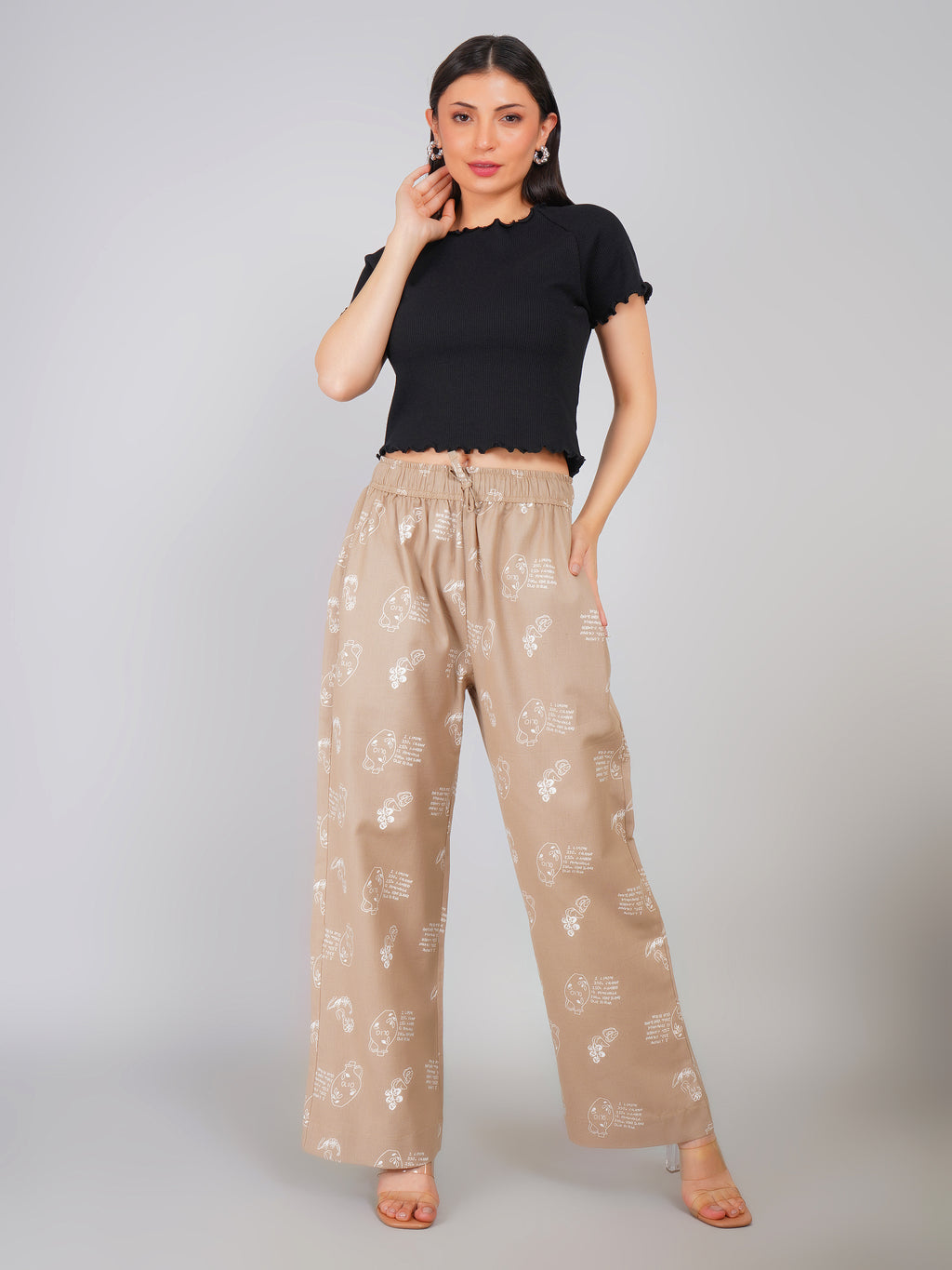 BEIGE ARTISTRY LINEN PANT