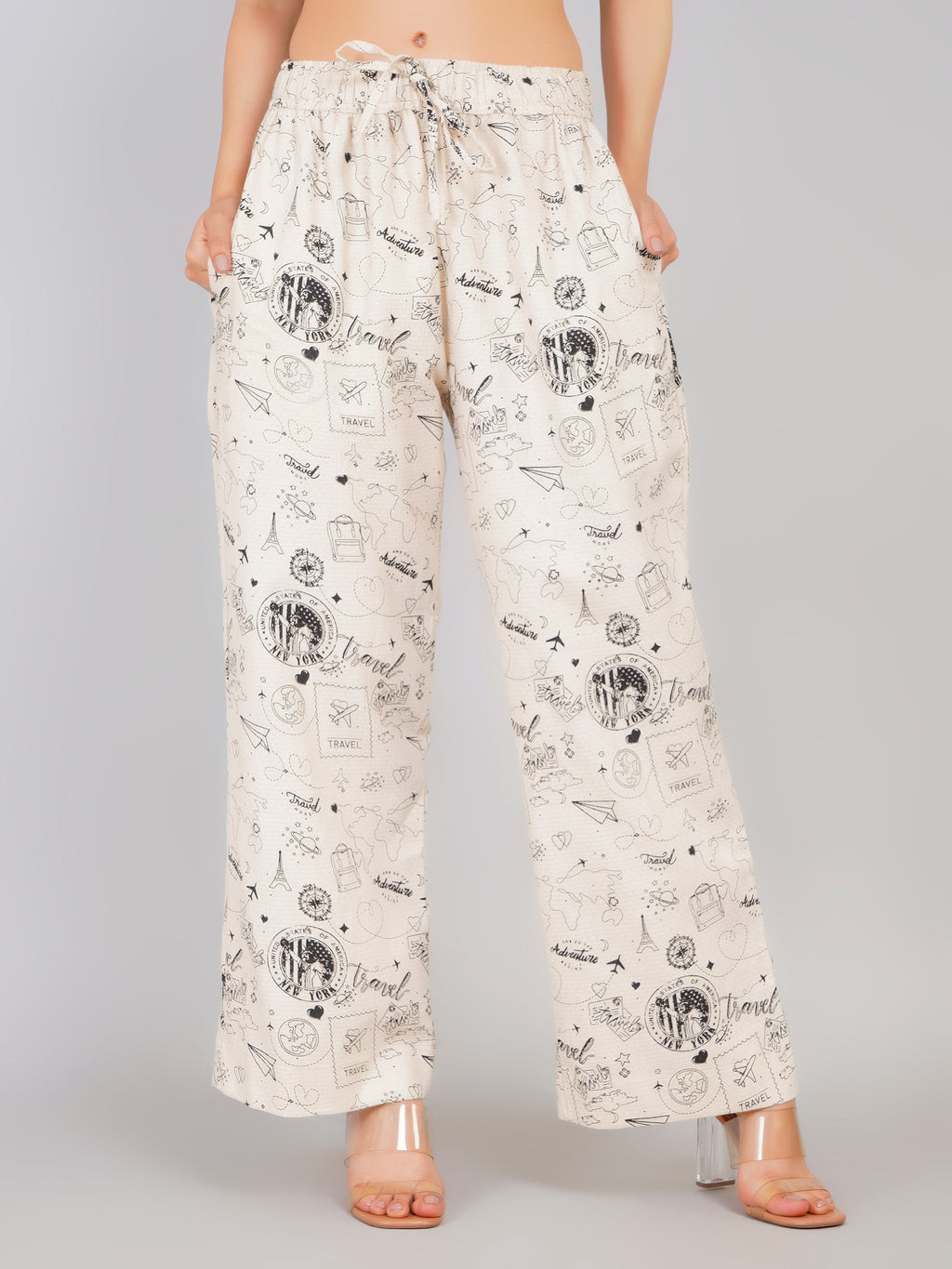 TRAVEL LINEN PANTS