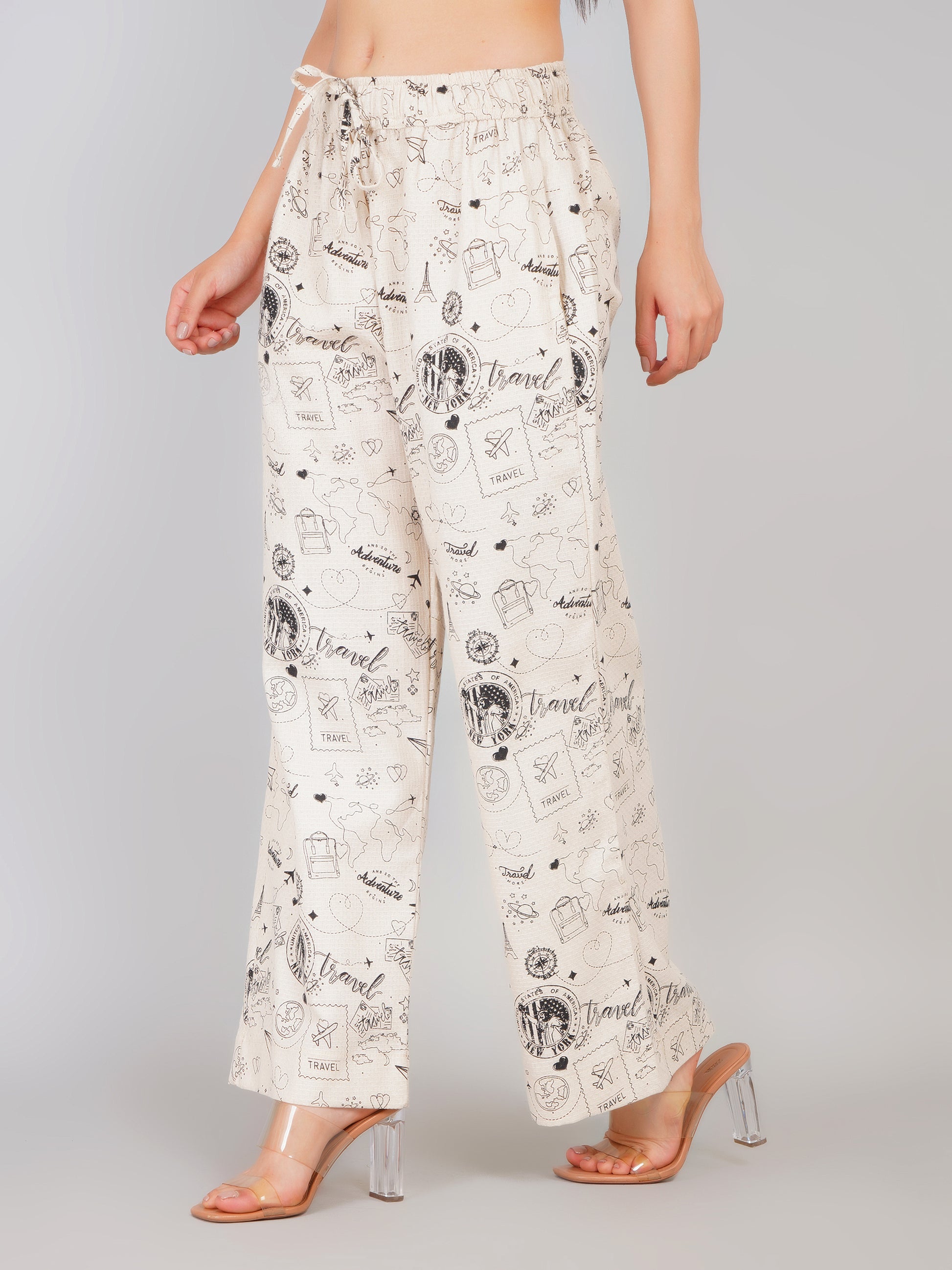 TRAVEL LINEN PANTS