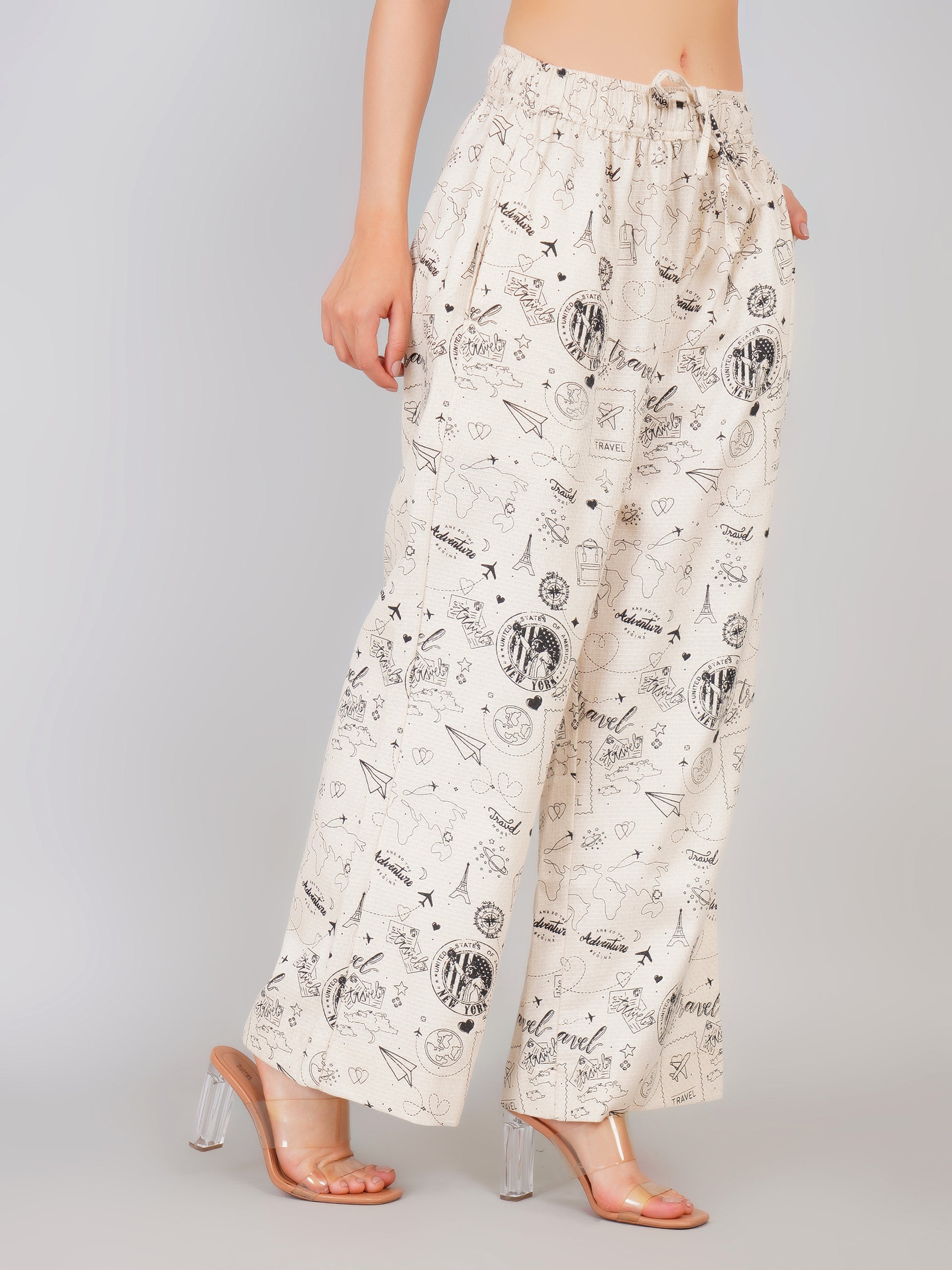 TRAVEL LINEN PANTS