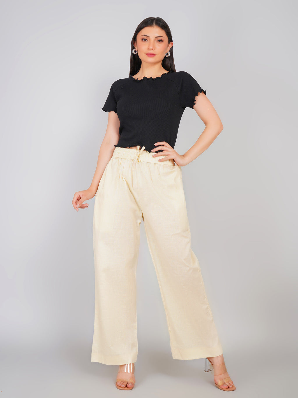 PALE YELLOW LINEN AURA