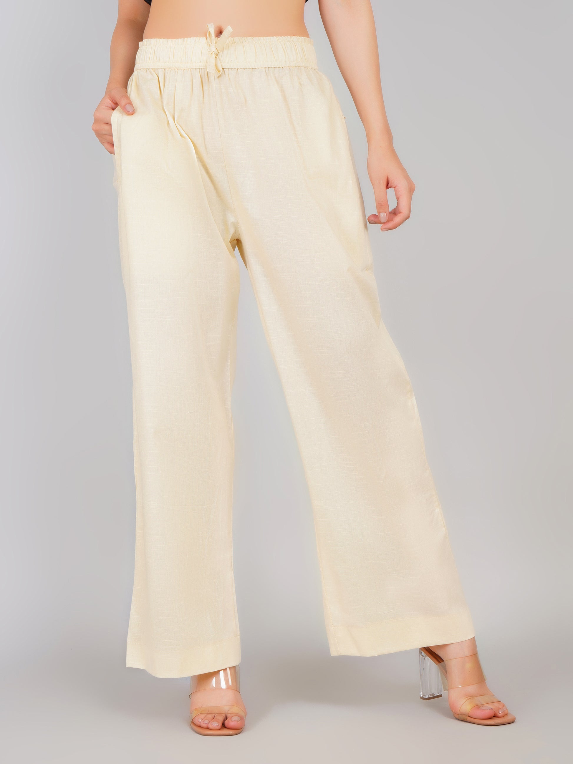 PALE YELLOW LINEN AURA