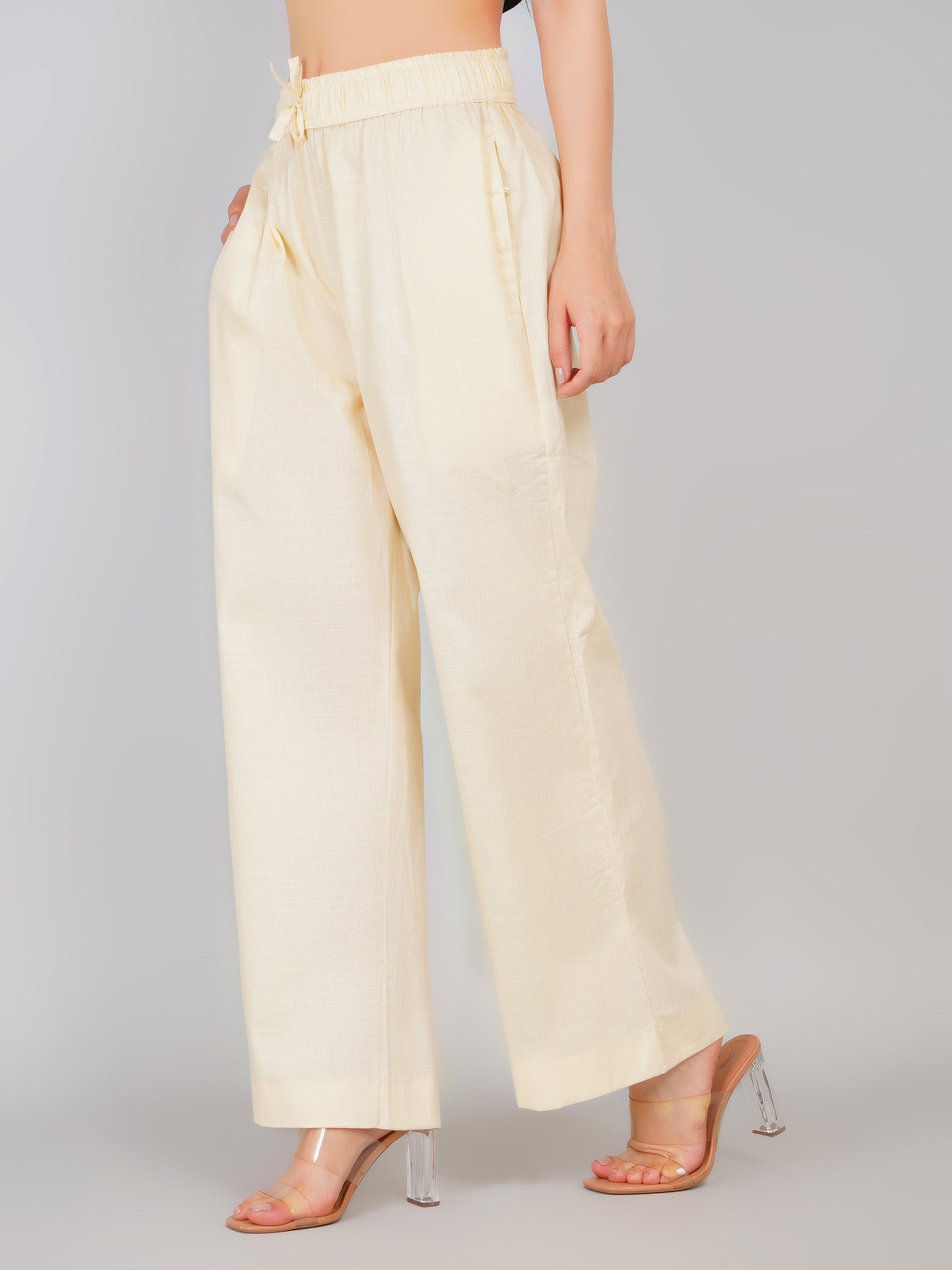 PALE YELLOW LINEN AURA